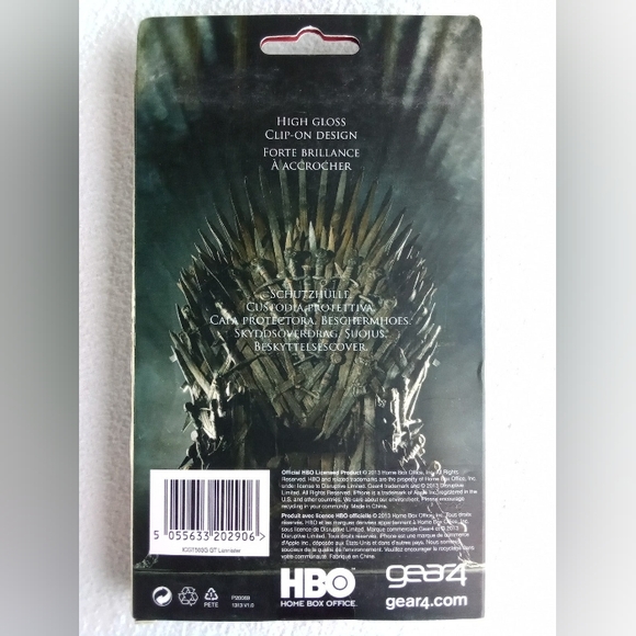 NEW] Game Of Thrones iPhone 5 Gear4 Protective Cover with Lannister Sigil - Picture 2 of 5